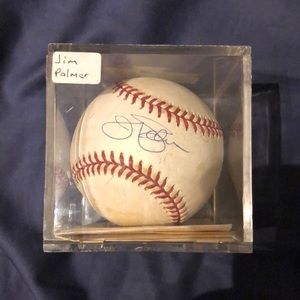 Jim Palmer autographed baseball